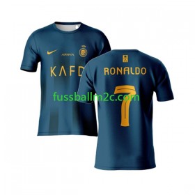 Fußballtrikots Al-Nassr Ronaldo 7 Auswärts Trikotsatz 2023-2024